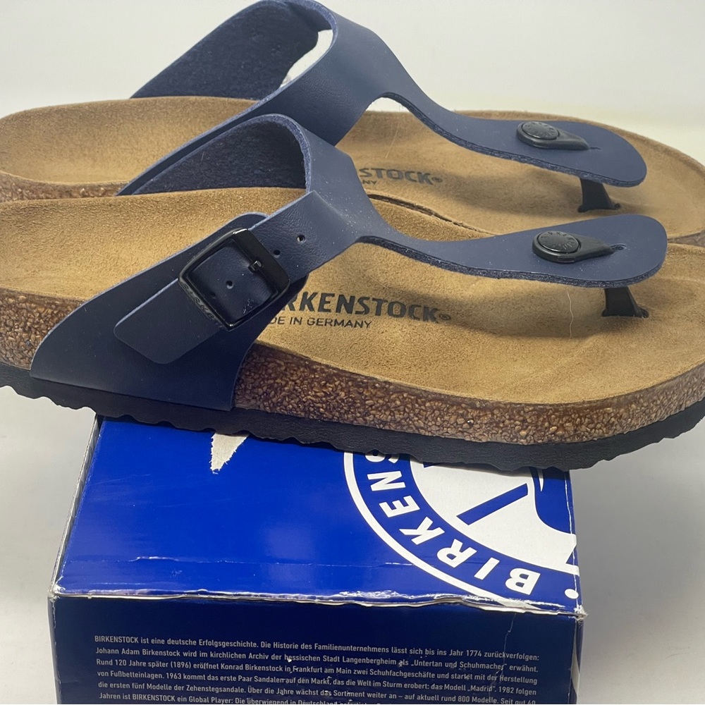 BIRKENSTOCK GIZEH BS BLUE REGULAR FIT - Picture 3 of 6